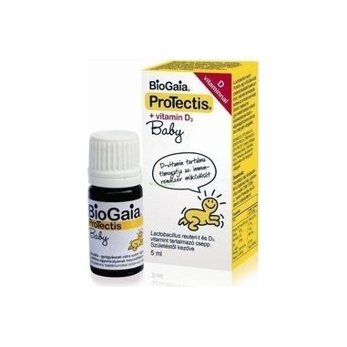 BIOGAIA PROTECTIS+D3 BABY DROPS 5ml