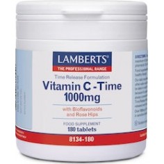 Lamberts Vitamin C Time Release 1000mg 180tabs