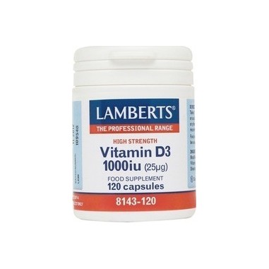 LAMBERTS VITAMIN D3 1000iu 120caps