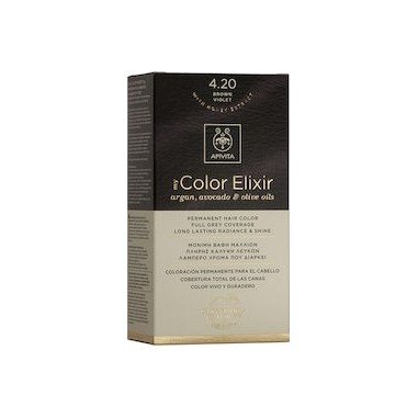 Apivita My Color Elixir 4.20 Καστανό Βιολετί  50ml