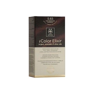Apivita My Color Elixir 5.65 Καστανό Ανοιχτό Κόκκινο Μαονί 50ml
