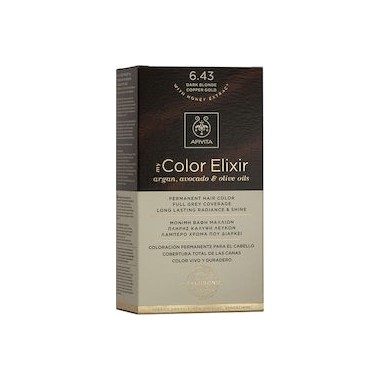 Apivita My Color Elixir 6.43 Ξανθό Σκούρο Χάλκινο Μελί 50ml