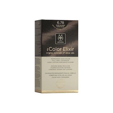 Apivita My Color Elixir 6.78 Ξανθό Σκούρο Μπεζ Περλέ 50ml