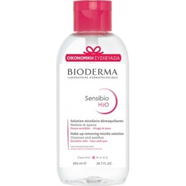 BIODERMA SENSIBIO H2O SOLUTION REVERSED-PUMP 850ml