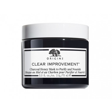 ORIGINS Clear Improvement Active Charcoal Honey Mask to Purify and Nourish 75ml