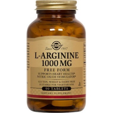 SOLGAR L -ARGININE 1000mg 90tabs