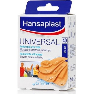 HANSAPLAST Universal Water Resistant Strips 4 Μεγέθη 40τεμ
