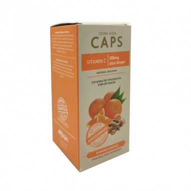 JOHN NOA CAPS VITAMIN C GINGER 500mg