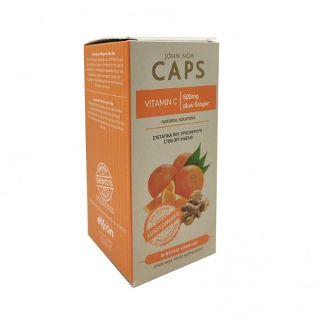 JOHN NOA CAPS VITAMIN C GINGER 500mg