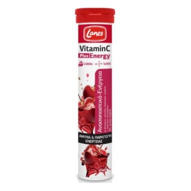 LANES VITAMIN C PLUS ENERGY 20 EFF TABS
