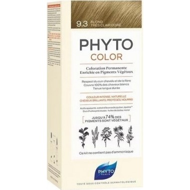 PHYTO PHYTOCOLOR 9.3 VERY LIGHT GOLDEN BLONDE