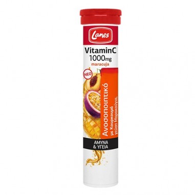 LANES VITAMIN C 1000MG MARACUJIA 20EFF.TABS