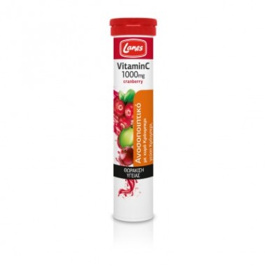 LANES VITAMIN C 1000MG CRANBERRY 20EFF.TABS