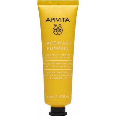 APIVITA FACE MASK PUMPKIN DETOX & CLARIFYING 50mL