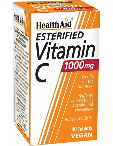 HEALTH AID ESTERIFIED VITAMIN C 1000mg 30tbs