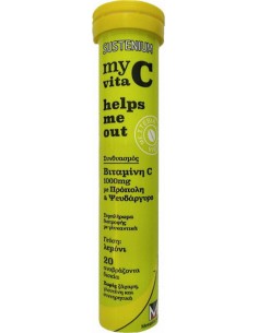 SUSTENIUM MY VITA C HELPS ME OUT ΓΕΥΣΗ ΛΕΜΟΝΙ 1000mg 20...