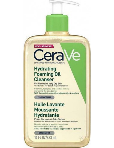 CAREVE HYDRATING FOAMING OIL CLEANSER 473ml