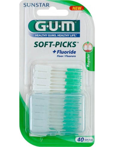 GUM* SOFT-PICKS REGULAR 632 40τμχ.