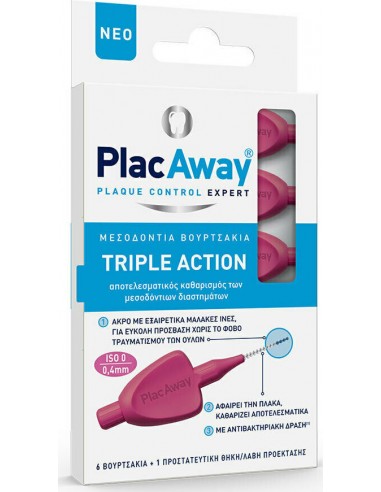 PLACAWAY TIPLE ACTION ISO 0 0,4mm 6τμχ