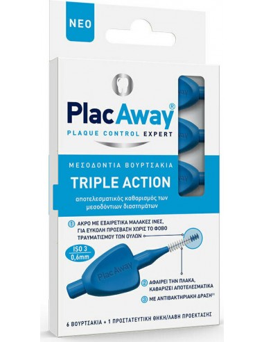 PLACAWAY TRIPLE ACTION ISO 3 0,6mm 6τμχ
