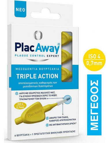 PLACAWAY TRIPLE ACTION ISO 4 0,7mm 6τμχ