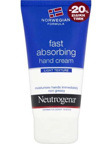 NEUTROGENA HAND CREAM FAST ABSORBING LIGHT...