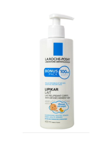 LA ROCHE-POSAY LIPIKAR LAIT 400ml+BONUS BACK...
