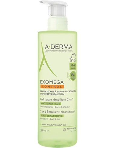 ADERMA Exomega Control Gel 2in1 with a pump 500ml