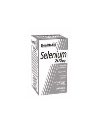 HEALTH AID SELENIUM 200mg 60 veg.tabs