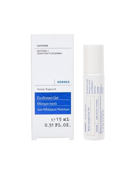 KORRES GREEK YOGHURT WIDE AWAKE EYE GEL για μαύρους κύκλους 15ml
