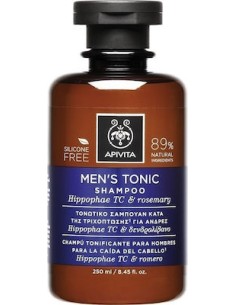 APIVITA TONIC MEN'S SHAMPOO hippophae TC & romarin 250ml