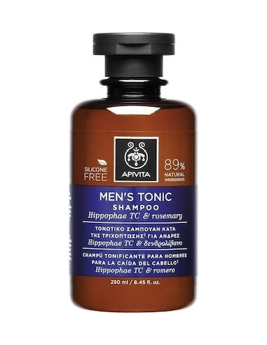 APIVITA TONIC MEN'S  SHAMPOO hippophae TC & romarin 250ml