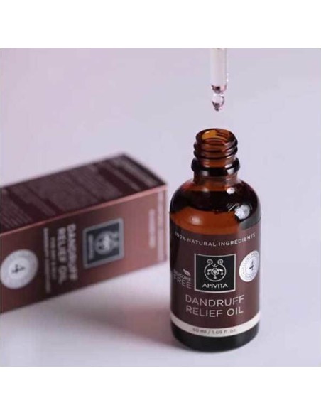 APIVITA HAIR DANDRUFF RELIEF OIL με Σέλερι, Πρόπολη & 4 αιθέρια έλαια 50ml