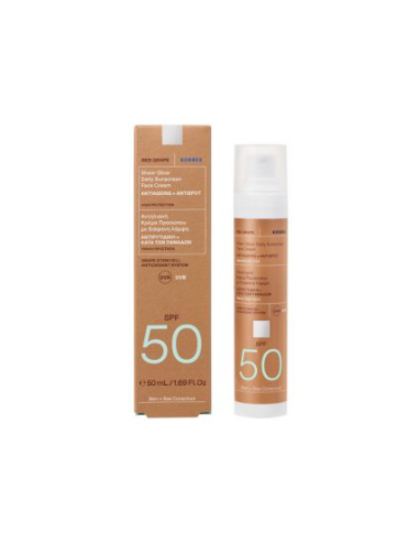 KORRES SUNSCREEN SPF 50 ΠΡΟΣΩΠΟΥ ΚΟΚΚΙΝΟ...