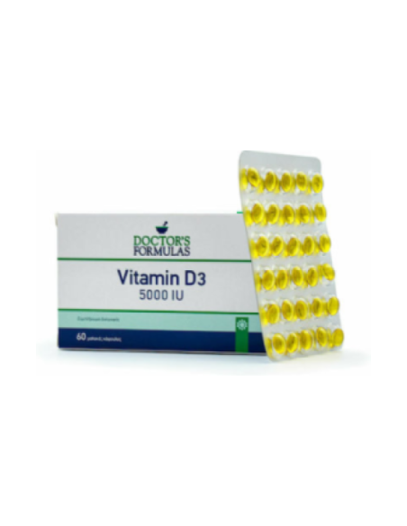 DOCTOR'S FORMULAS VITAMIN D3 5000IU 60 soft gels
