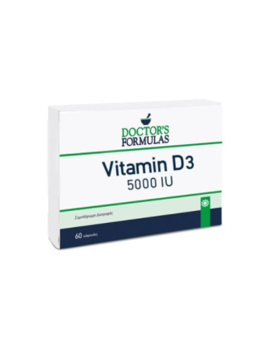 DOCTOR'S FORMULAS VITAMIN D3 5000IU 60 soft gels
