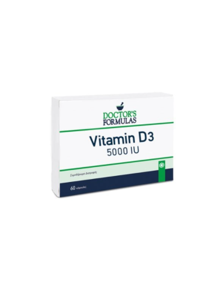 DOCTOR'S FORMULAS VITAMIN D3 5000IU 60 soft gels