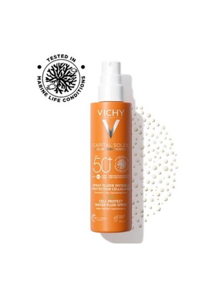 VICHY SUN CAPITAL SOLEIL WATER FLUID SPRAY SPF50 multipurpose 200ml