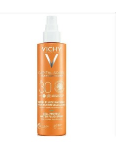 VICHY SUN CAPITAL SOLEIL WATER FLUID SPRAY SPF30 multipurpose 200ml