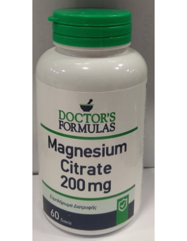 DOCTOR'S FORMULA MAGNESIUM CITRATE 60 Tabs 200mg