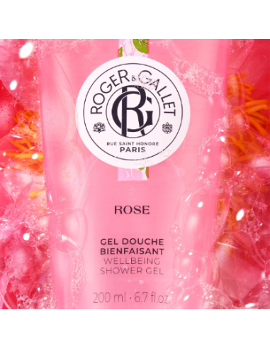 ROGER & GALLET ROSE WELLBEING SHOWER GEL 200ml
