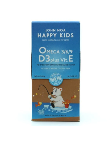 JOHN NOA HAPPY KIDS OMEGA 3/6/9 D3&Vitamin E 90...