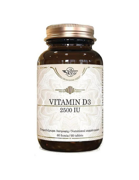 SKY PREMIUM LIFE VITAMIN D3 2500IU 60TABS