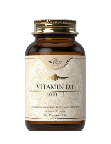 SKY PREMIUM LIFE VITAMIN D3 4000IU 60TABS