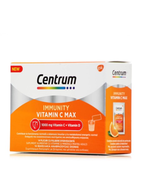 Centrum Immunity Vitamin C Max 1000mg 14 φακελίσκοι