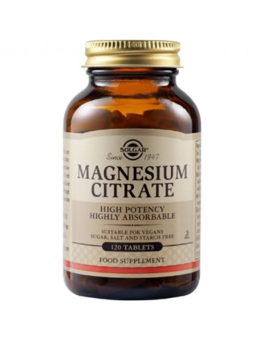 SOLGAR CITRATE MAGNESIUM 200mg  60tabs