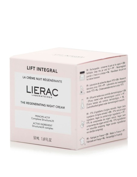 Lierac Lift Integral Κρέμα Προσώπου Νυκτός για Αντιγήρανση & Σύσφιξη με Υαλουρονικό Οξύ 50ml