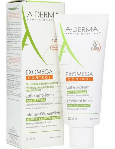 A-Derma Exomega Control Emollient Lotion...