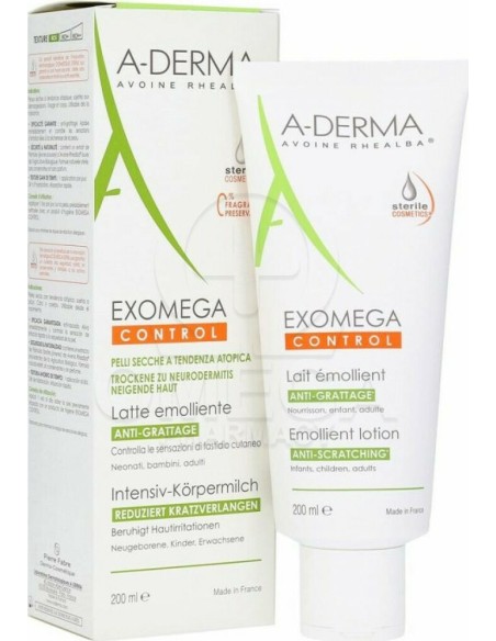 A-Derma Exomega Control Emollient Lotion Anti-Scratching Tube 200ml