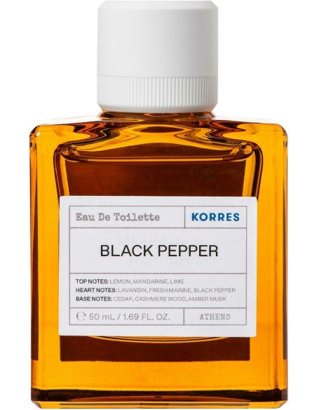 Korres Black Pepper Eau de Toilette 50ml